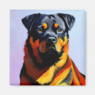 Íman Pintura rottweiler