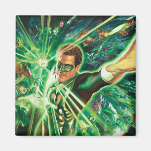 Íman Pintura verde da lanterna