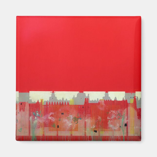 Íman Pintura vermelha (Frente)