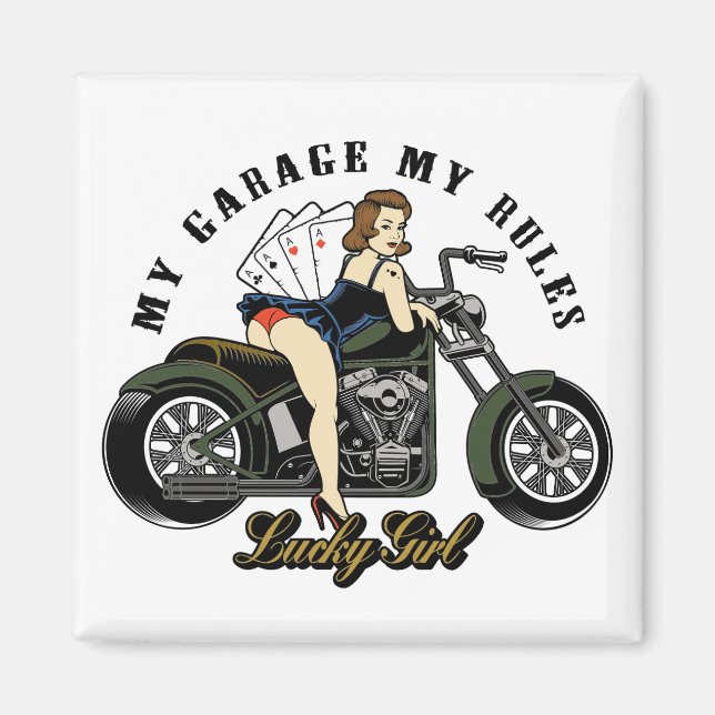 Íman Pinup Girl Magnet (Frente)
