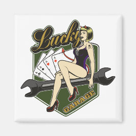 Íman Pinup Girl Magnet