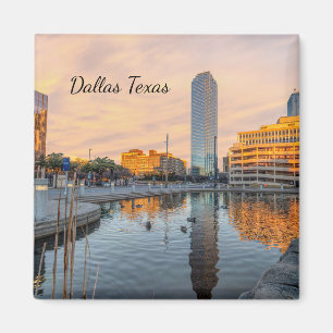 Íman Pioneer Plaza Pond Morning Magnet