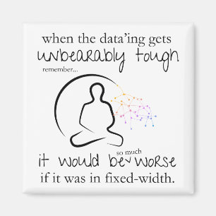 Íman Pior Se Em Dados Funny De Largura Fixa