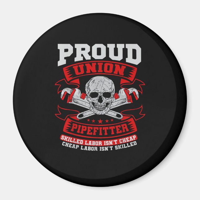 Íman Pipefitter Steamfitter Plumber - Trabalho Qualific (Frente)