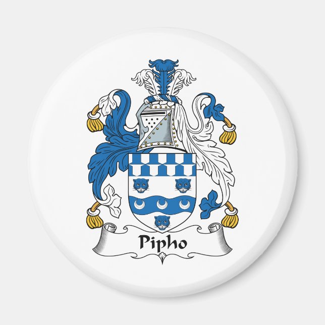 Íman Pipho Family Crest (Frente)