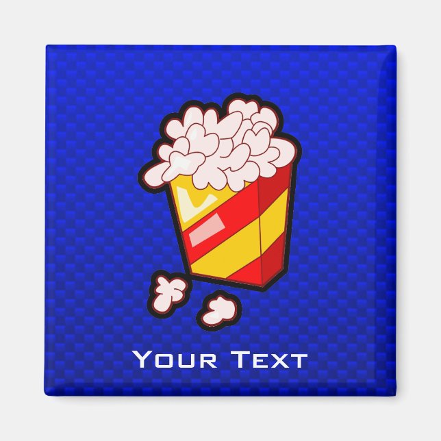 Íman Pipoca Azul (Frente)