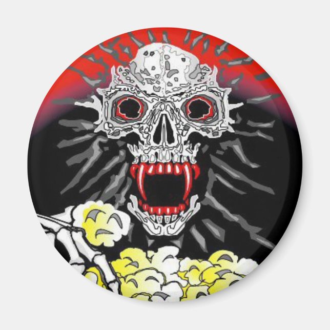 Íman Pipoca-Maçã-Maçã-Maçã-Maçã-Manteiga-Halloween (Frente)