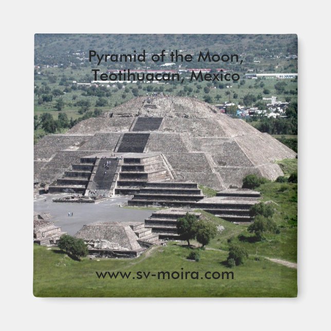 Íman Pirâmide da Lua, Teotihuacan, México (Frente)