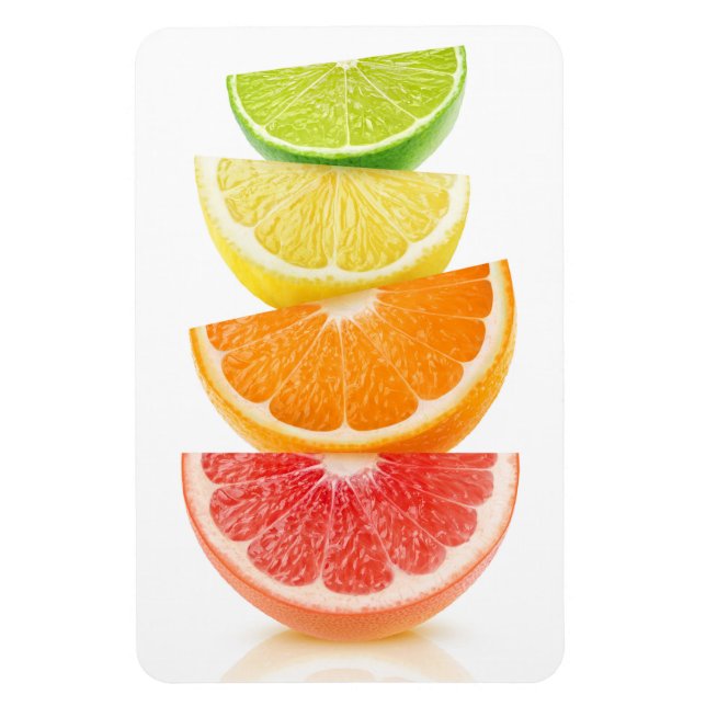 Íman Pirâmide das fatias de citrinos (Vertical)