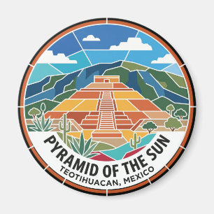 Íman Pirâmide do Sol Teotihuacan México