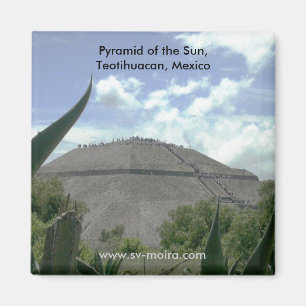 Íman Pirâmide do Sun, Teotihuacan, México