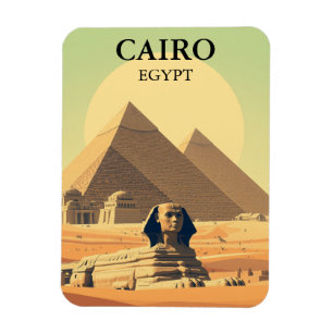 Íman Pirâmides do Cairo Egito e Viagem do Esphinx