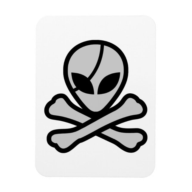 Íman Pirata de alienígena (Vertical)