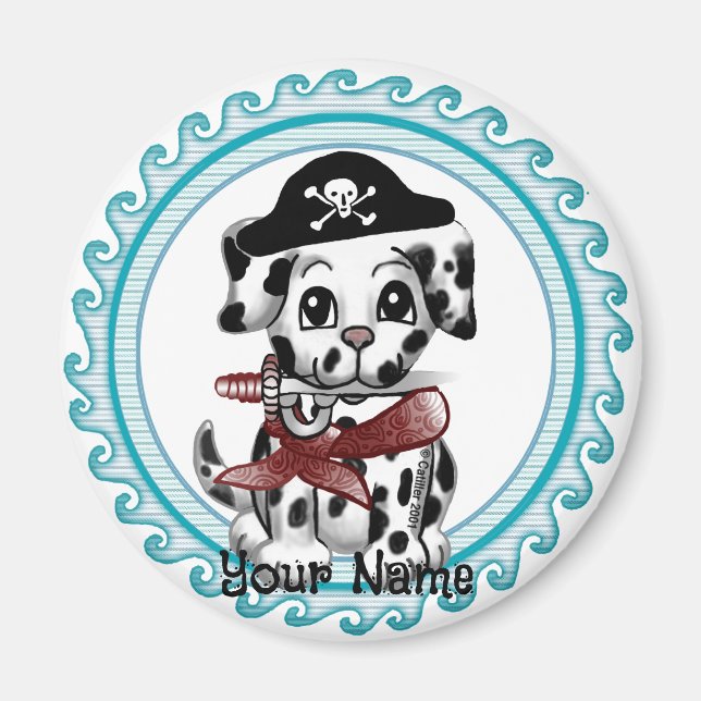 Íman Pirata de Cachorrinho  (Frente)