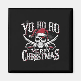 Íman Pirata de Férias Yo Ho Ho Feliz Natal Chapéu do Pa