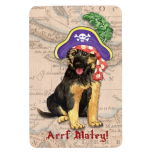Íman Pirata do german shepherd