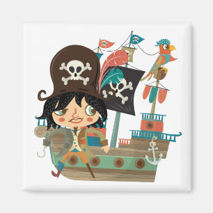 Íman Pirata e navio de pirata