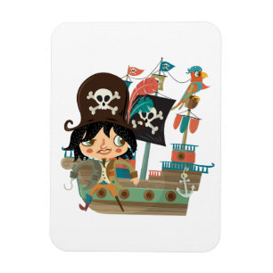 Íman Pirata e navio de pirata