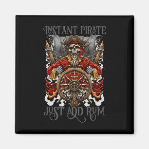 Íman Pirata Instantânea Apenas Adicione Rum Halloween C