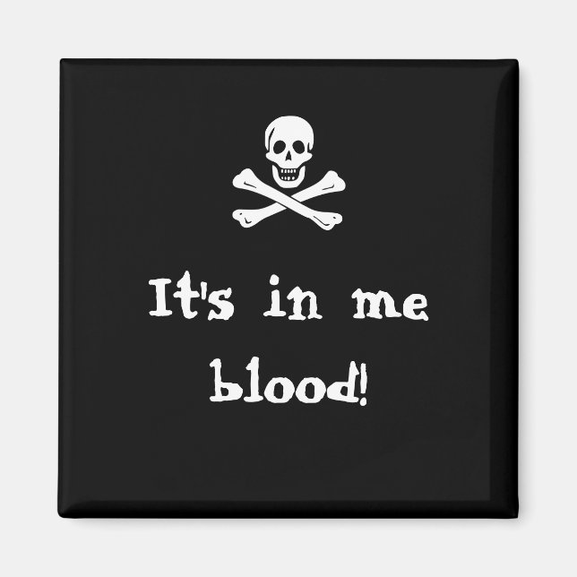 Íman Pirata - Magnet (Frente)