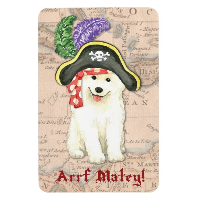 Íman Pirata Samoyed (Vertical)