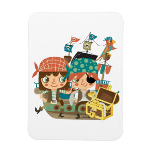 Íman Piratas com tesouro