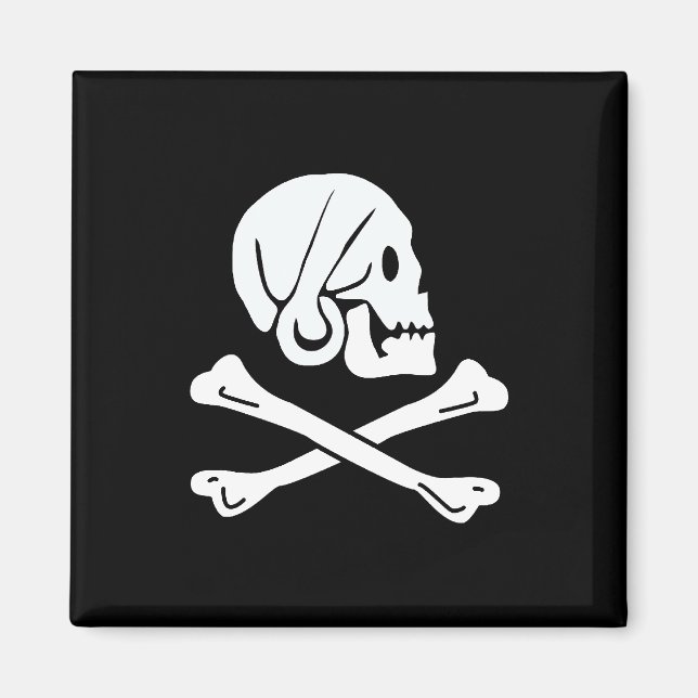 Íman Pirate Flag - Jolly Roger (Frente)