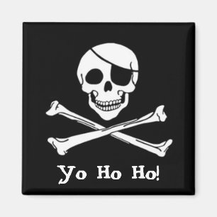 Íman Pirate Flag Jolly Roger Magnet