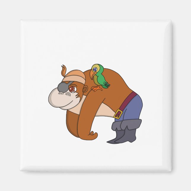 Íman Pirate Gorilla (Frente)