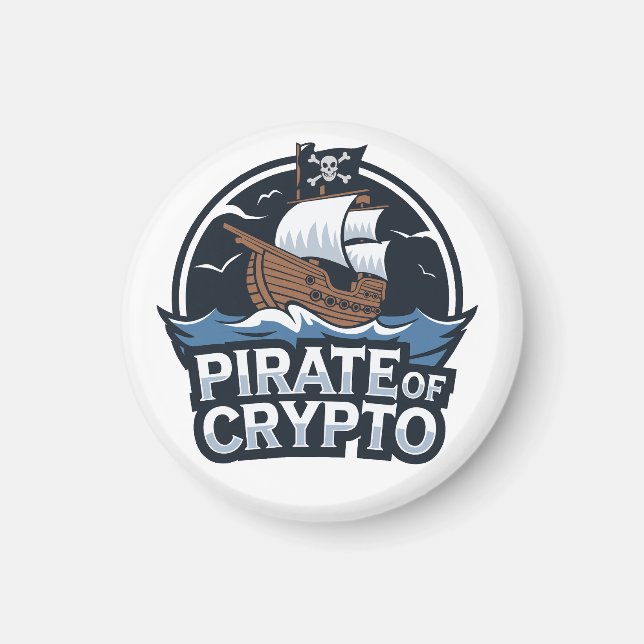 Íman Pirate of Crypto (Frente)