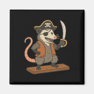 Íman Pirate Ogambm Dia de as Bruxas engraçado Costume P