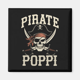 Íman Pirate Poppi Engraçado Capitão Correspondente ao C