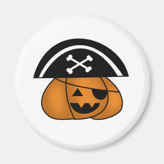 Íman Pirate Pumpkin (Frente)
