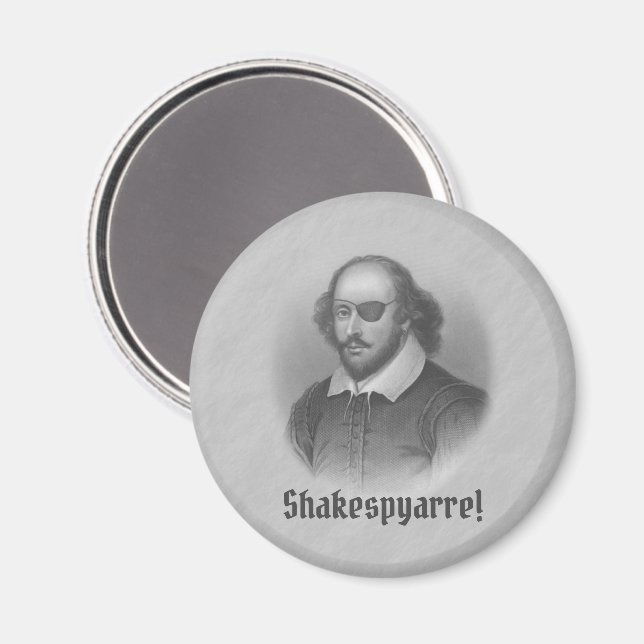Íman Pirate Shakespeare (Front/Back)