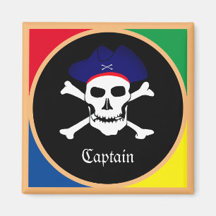 Íman Pirates Flag & Skull em Chapéu, Jogos de festas/e