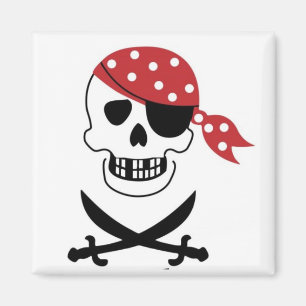 Íman Pirates Skull Magnet