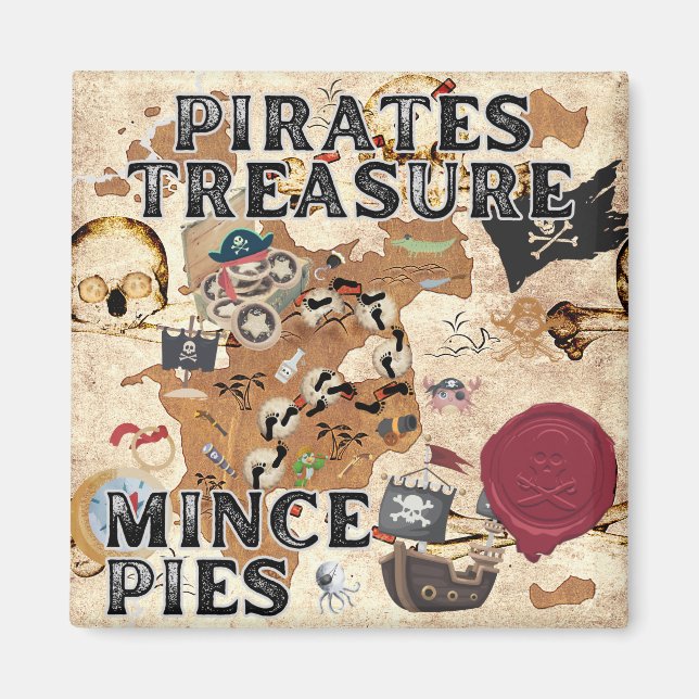 Íman Pirates Treasure - Mince Pies (Frente)