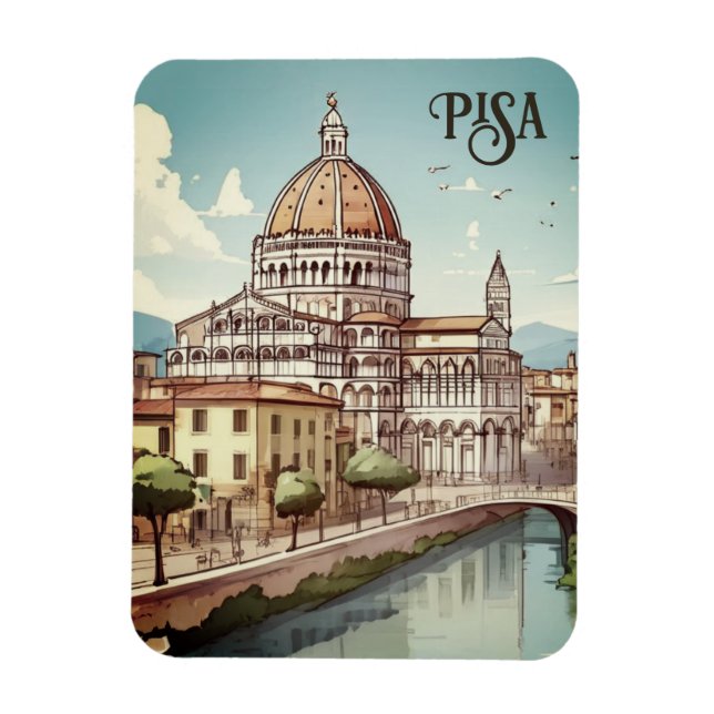 Íman Pisa Itália europa viagem (Vertical)