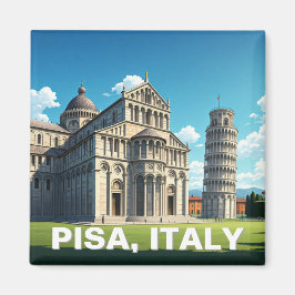 Íman Pisa Itália Viagem Piazza dei Miracoli