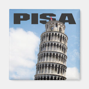 Íman Pisa que aprende a imã de geladeira da torre