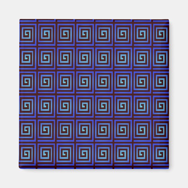 Íman pisca azul (Frente)