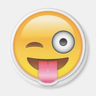 Íman Piscar os olhos insolente do emoji