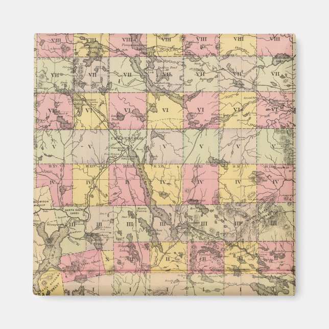 Íman Piscataquis Co, Maine (Frente)