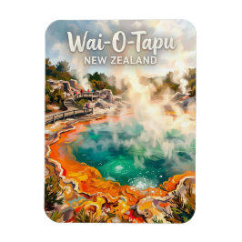 Íman Piscina de Champanhe Wai-O-Tapu Nova Zelândia