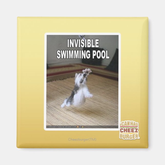 Íman Piscina de Nadação Invisível (Frente)