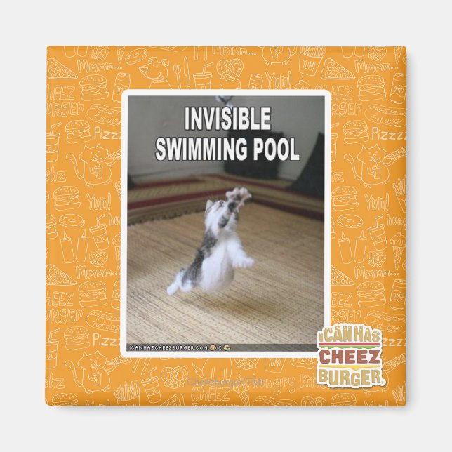 Íman Piscina de Nadação Invisível (Frente)