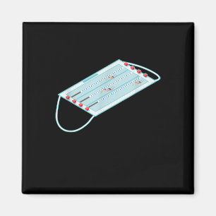 Íman Piscina Nadadora Face Máscara Máscara Meme Gag T