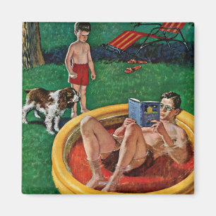 Íman Piscina vadeando