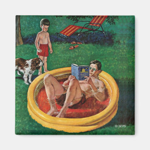 Íman Piscina vadeando