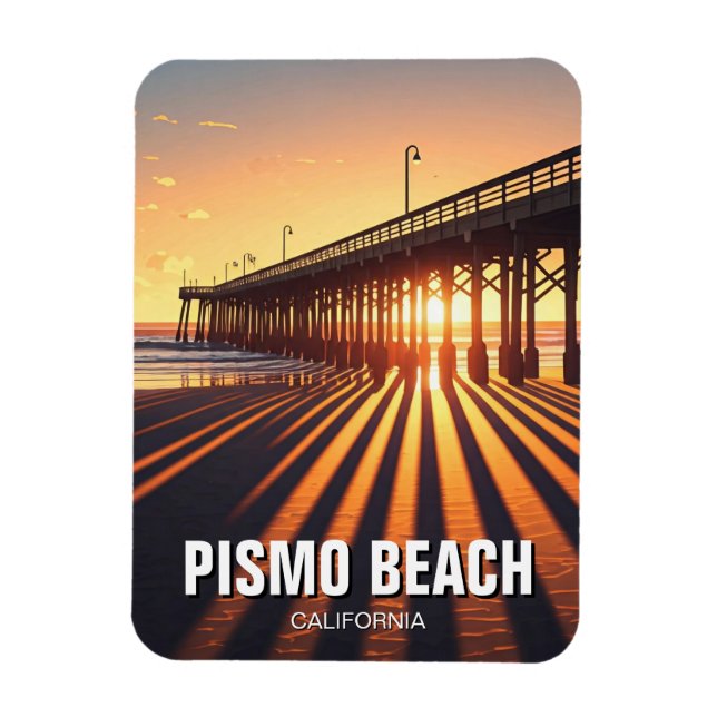 Íman Pismo Beach Pier California (Vertical)